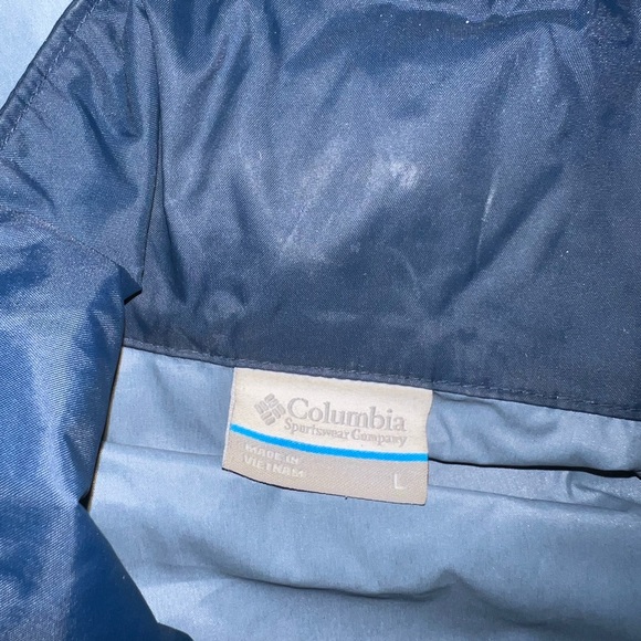 Blue Columbia Omni Shield Rainjacket - Picture 2 of 3